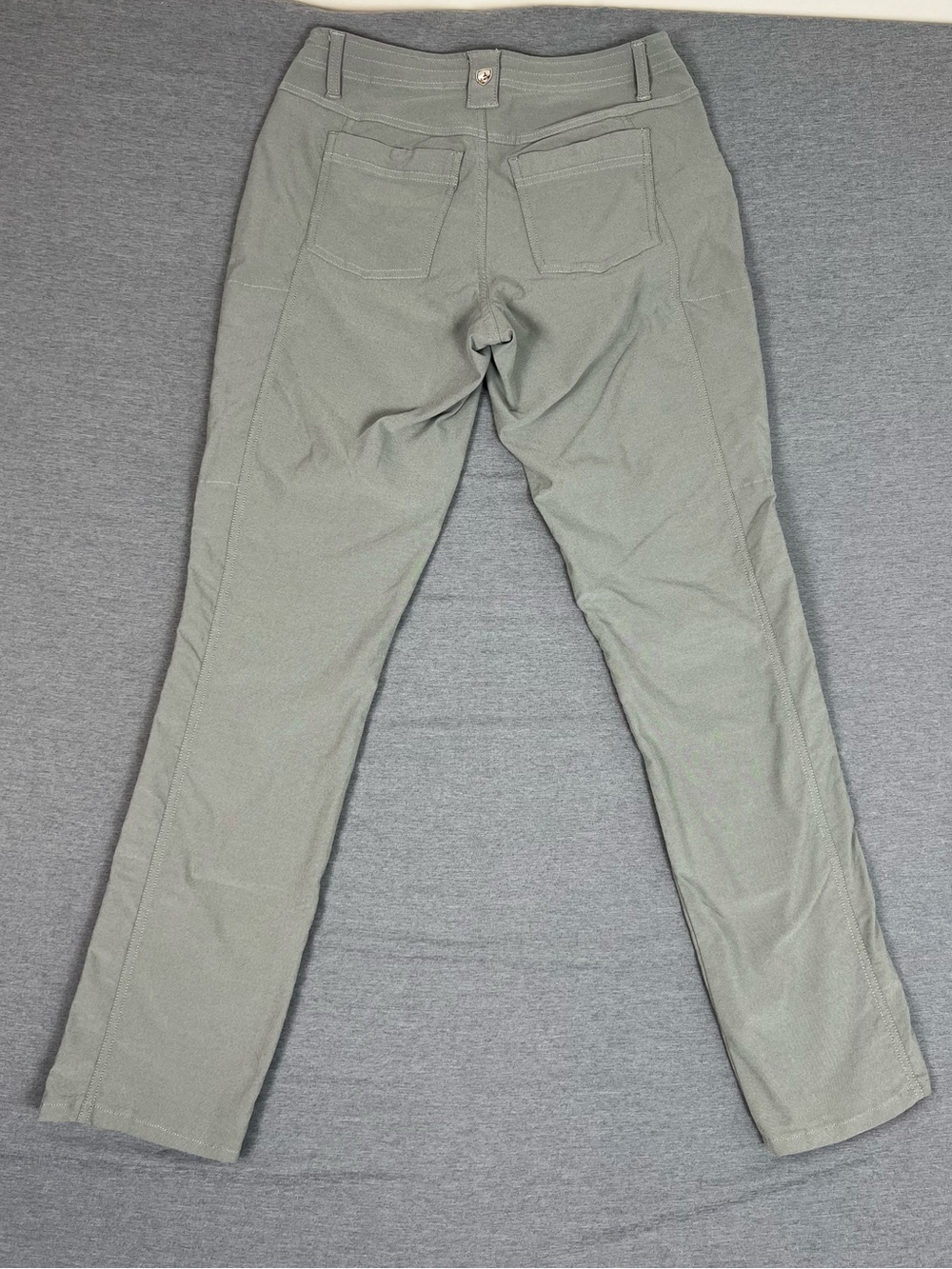 Kuhl Straight Leg Performance Pants in Light Sage Gray - Picture 2 of 4